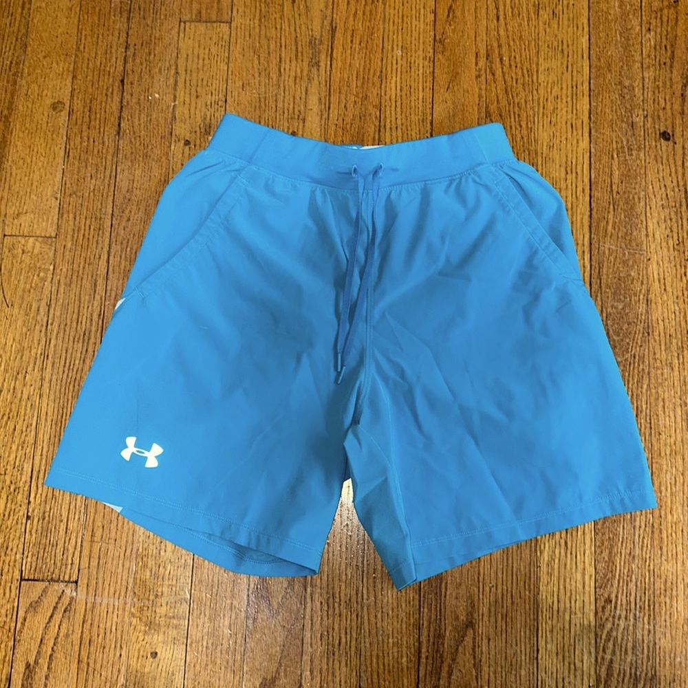Men’s Under Armor Speed Pocket Shorts Size Small Teal